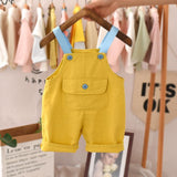 Toddler Baby Boys 6M-4T Kids Summer Romper Solid One-Pieces Sleeveless Casual Jumpsuit 4