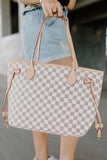 Tote Handbag with Clutch Wallet 1028-1-Outfit