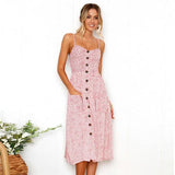 Floral Vintage Casual Sundress