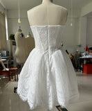 Fongt Lace High-End Breast-Wear Sexy Dress Women's Summer Irregular Women's Dress Wedding