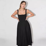 Fongt Simple Sexy Shoulder Strap Dress In The Summer 2025