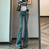 Fongt Pants Autumn Style Outside A Small Bottom Micro Bell Pants Fall Plus Size Jeans Pants Autumn Style-Outfit