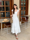 Fongt Special Price Does Not Return] Xiu Xixi 2025 Summer High-Waisted Dress Pure Desire Holiday Dress Women 88332