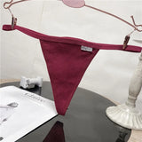 Underwear Sexy G-string Women's Lingerie Panties Female Underpants Briefs Thong Intimates T-Back Pantys Cotton