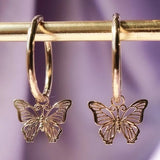 Exquisite butterfly earrings-Outfit