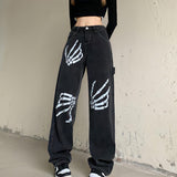 Skeleton Hand Printed