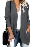 Fongt Exclusively For The Autumn And Winter New Ladies Fashion Long Sleeve Pocket Sweater Knit