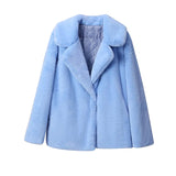 Long Faux Fur Coat-Outfit