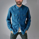 Fongt Men's Shirt 2025 New Wish Denim Cardigan Station Jacket Multi-Color Multi-Code