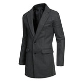Fongt 2025 Hairy Man Thick Coat Burst The Suit