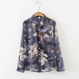 Blouses Fashion Slim Long Sleeve