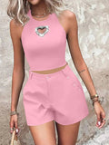Fongt Fashion Casual Love Hot Valentine's Day Women's Clothing Set