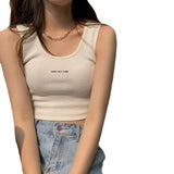 Fongt Sling Thread Vest Female Summer Versatile Show Thin Back Outside The Design Sense Of Small Outdoor Sports Top