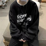 new men sweaters loose and casual all-match street tops printed men and women sweaters trendy tops ins hoodies-Outfit