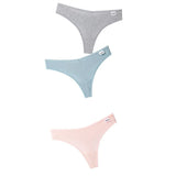 G-string Panties Cotton Women's Underwear Sexy Panties Female Underpants Thong Solid Color Panty Lingerie T Back