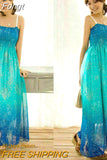 Women Boho Summer Sleeveless Fashion Elegant Sequins Beach Halter Maxi Long Sundress Party Dress Summer