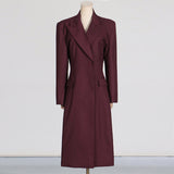 Fongt Version Long Suit Female 2024 Spring And Autumn New Fashion Temperament Women's Wear Casual Show Thin Foreign Style Windbreaker Coat-Outfit