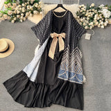 Dresses, Female Designers, Printed Shawl Jackets, Sleeveless Heart Dresses, Temperamental Dresses.-Outfit