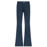 Vintage Low Waist Flare Jeans-Outfit