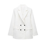 Fongt Autumn And Winter Straight Trousers Double Buckle Suit Vest Three Sets Of New Women's Fashion Commuting Suit