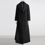 Fashion Solid Color Design Top Dress 2025 Summer New Lingo Press Temperament High-End Long Cotton