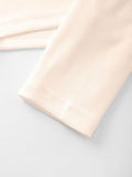Long Sleeve Ribbed Crop Top-Outfit