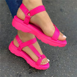Summer Sandals Big Size 43 Multi Colors Casual Shoes Woman Flat Dropship Comfortable Sandals Female Light