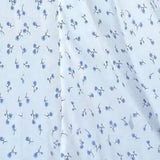 Floral Print Dress Sweet Square Neck Puff Sleeve Side Spilt Drawstring Maxi Dresses for Women Party Chic Casual