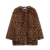 Fongt Women's Thick Lamb Fur Black Coat Women's Winter 2025 New Fur