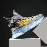 Fashion Classic Men Sneakers Spring Breathable Running Shoes for Men Graffiti Sport Shoes High-top Mesh Walking Jogging