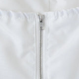 Fongt Women's Clothing 2025 Summer New Street Fashion White Bow Sling