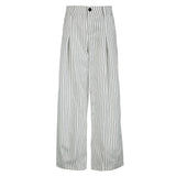Fongt Style Lazy Loose Broad-Legged Sleeker Sleeker Sleeker Sleeker Temperament Commuting Low-Waist Fashion Thin Trousers