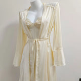 Fongt Pure Lusty Dew Back Pajamas Thin Bud Silk Silk Silk Slings Aja Skirt Short Homewear
