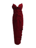 French Elegant Style Slimming Bra Dress 2025 New Splicing Three-Dimensional Flowers Long Dress Women