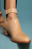 Heel Zipper Ankle Booties 1028-1-Outfit