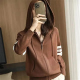 Knitted Cardigan Jackets Spring Fall Women's Sweaters Sweatshirts New 4xl Korean Knitwear Gilet Coats Casual Malhas