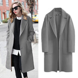 Fongt And Winter Double-Sided Women's New Hair Coat Long Loose-Child Coat Woman