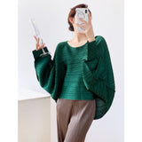 Fongt Spring Three House Folding Loose Pure Color Top Loose Folding Top Loose Folding Top Sense
