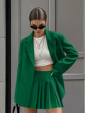 Fongt Fashion Casual Suit 100 Folded Skirt Dress Suit Women's Clothing