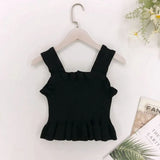 Fongt Summer New Vest Sling Women Wear A Sexy Wooden Ear