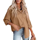 Women's Spring And Summer New Lapel Open-Button Leopard Print Jacquard Shirt Temperament Commuter Long-Sleeved Shirt-Outfit