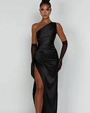 Fongt Summer Design Sensual Stylish Stylish Slanted Forked Swear Dress