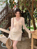 Fongt Xixi 13 Line 2025 Spring And Summer High-Rise Half-Dress Flash Fish Scaly Squint A-Word Ass Short Skirt 85113