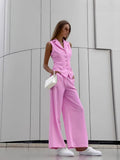 Fongt Fashion Casual Vest Trousers Suit Women's Clothing