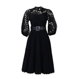 Fongt Dress Summer Lace Hook Sexy Hollow Dress Dress Dress