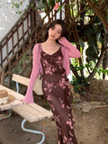 Fongt Xixi 2025 Spring And Summer New Korean Version Horn Sleeves Long-Sleeved Knitted Shirt Women's Sunscreen Shawl 25215