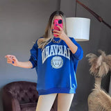 Fongt New Women's Casual Fashion Print Thicken With Long-Sleeved Jacket