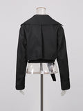 Fongt Temperament Long-Sleeved Solid Color Waist Thin Coat 2025 New High-End Fashion Wind Coat Woman