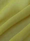 Sheer Mesh Ruffle Long Sleeve Crop Blouse-Outfit