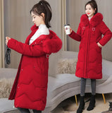 Large Size Medium Long Cotton-Padded Clothes Women 2021 New Cotton Clothes Women's Fat Mm Loose Thin Cotton-Padded Jacket And Fat-Outfit